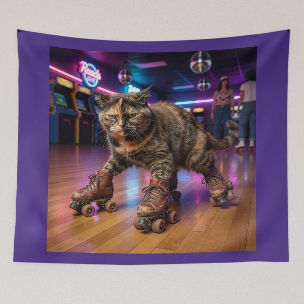 Item preview, Grumpy Cat Roller Skating  designed and sold by Tridentulus.