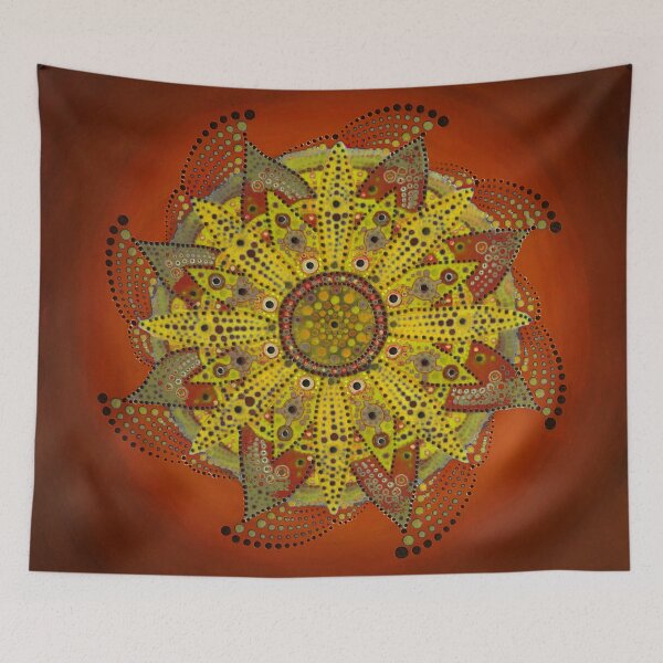 Item preview, Gold medallion mandala designed and sold by JWRocks.