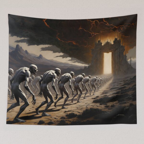Item preview, Ghouls march toward the gate of heavens designed and sold by AbsoluteAI.