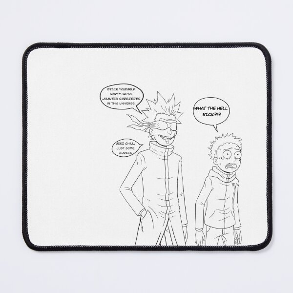 Item preview, Rick and Morty Jujutsu High Lineart designed and sold by EcceHomonculus.