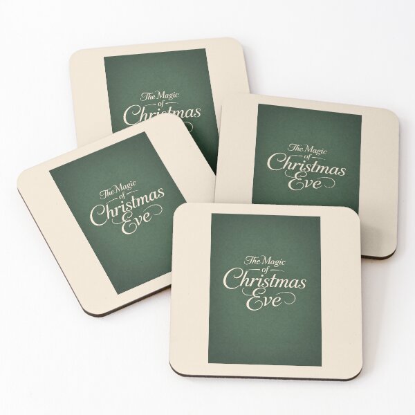 Item preview, The Magic of Christmas Eve | Minimalist Victorian Christmas Typography designed and sold by Novel Works Studio.