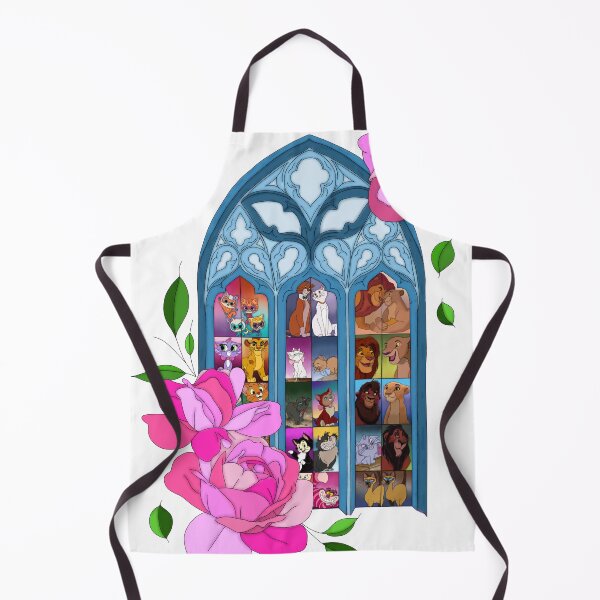 Item preview, Enchanted Stained Glass Cat Window Art with Roses designed and sold by LeeAnnaRose96.