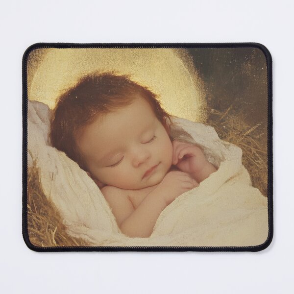 Item preview, Jesus, the Newborn Light of the World designed and sold by SanctifiedSouls.