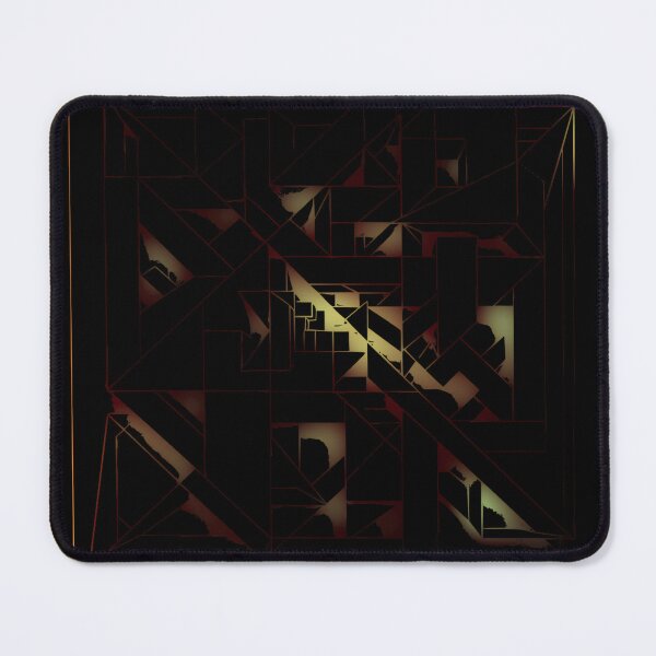 Item preview, Geometric Labyrinth YlwRed designed and sold by UrbanPrts.