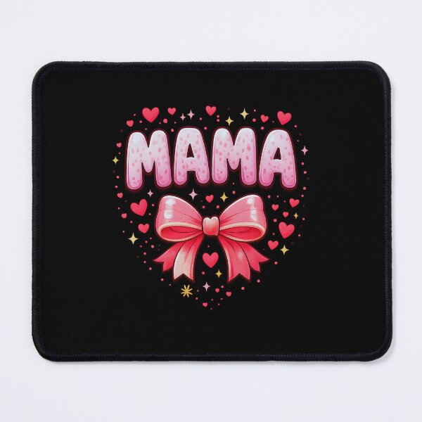 Item preview, Mama Valentine’s Day, Cute Mama Heart Bow Love Gift, Sweet Mom Valentine Graphic Tee for Mothers & Moms designed and sold by saloui.