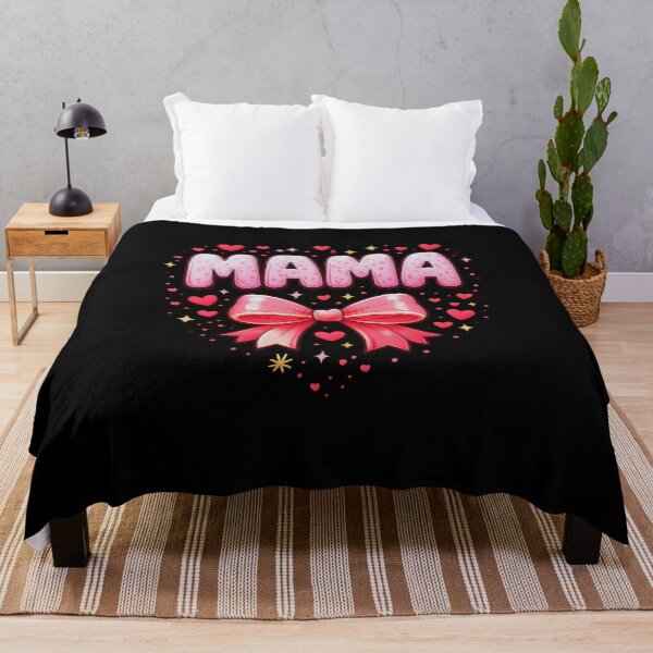 Item preview, Mama Valentine’s Day, Cute Mama Heart Bow Love Gift, Sweet Mom Valentine Graphic Tee for Mothers & Moms designed and sold by saloui.