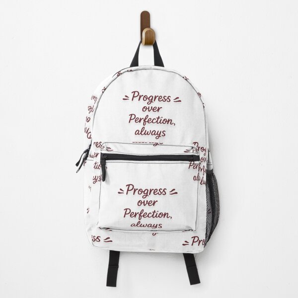 Item preview, Progress over perfection, always maroon designed and sold by EMORA NOVAIRE.