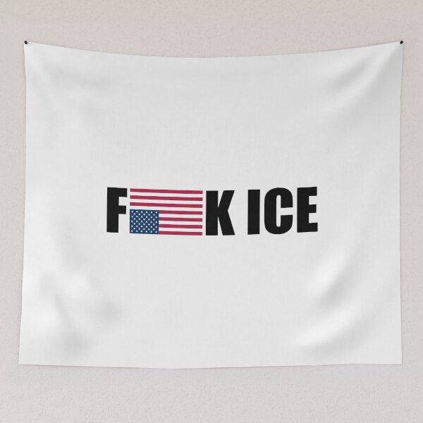 Item preview, F ICE - Pro Immigrants Protest Bumper designed and sold by PixVib.
