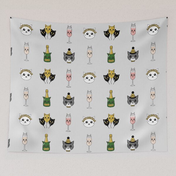 Item preview, Meowy New Years Collection designed and sold by Kitty Enterprise.