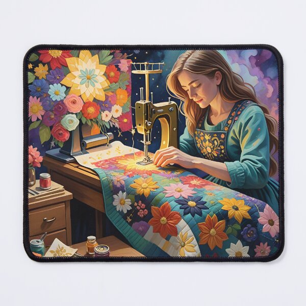 Item preview, Celestial Quilter In A Quilting Room - Quilting Lovers - For Quilters designed and sold by Wiss2Arts.
