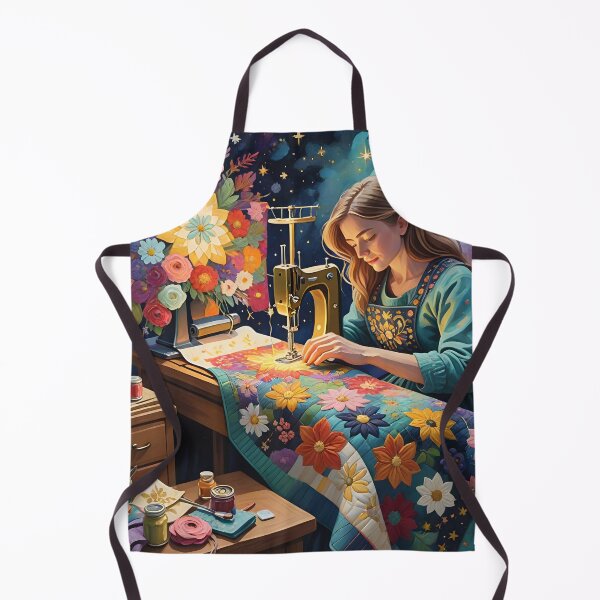 Item preview, Celestial Quilter In A Quilting Room - Quilting Lovers - For Quilters designed and sold by Wiss2Arts.