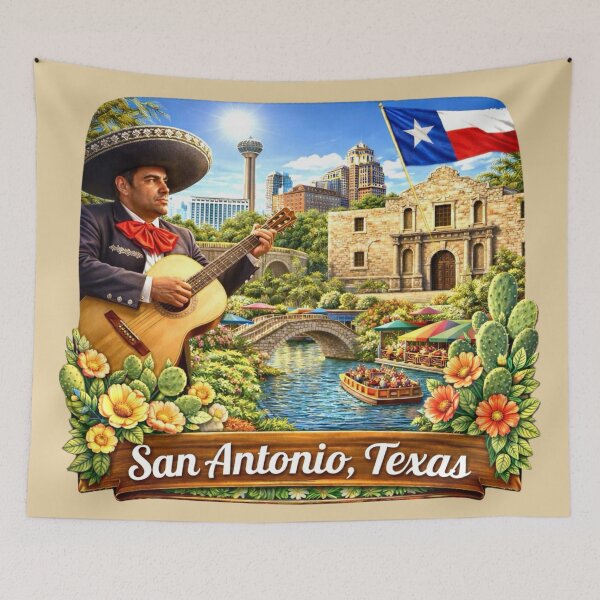 Item preview, San Antonio, Texas designed and sold by Myra365Art.