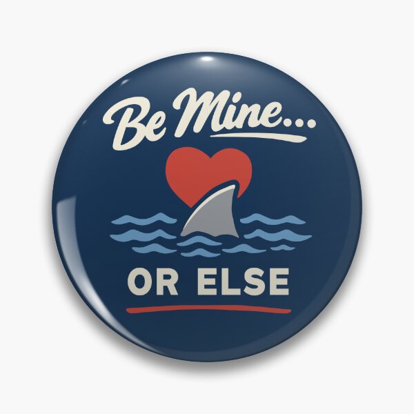 Item preview, Jaws Valentine Be Mine Or Else designed and sold by ChunkByChunk.