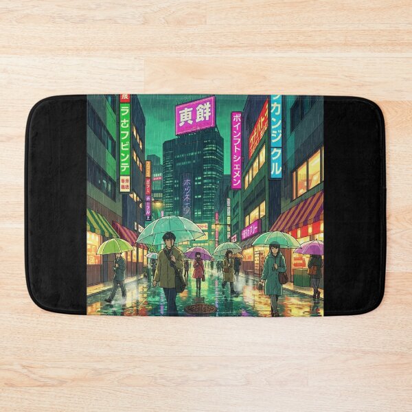 Item preview, Raining in the City T-Shirt Design ✨?️ designed and sold by InuiSkill.
