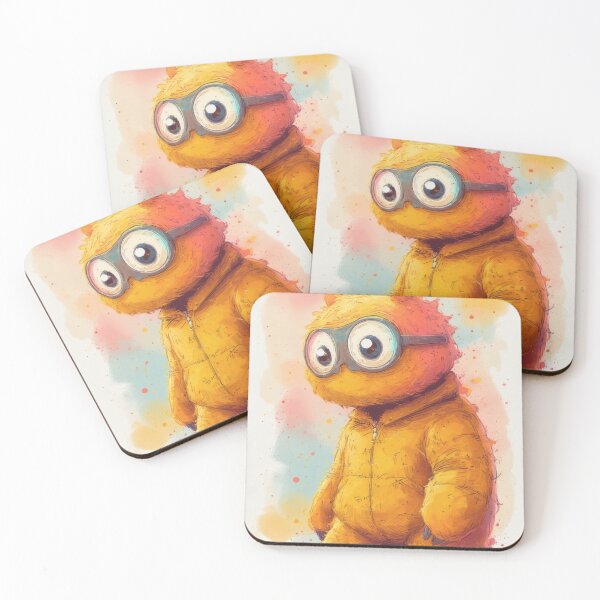 Item preview, Yellow monster with glasses and hoodie designed and sold by Mianku | Für das Leben.