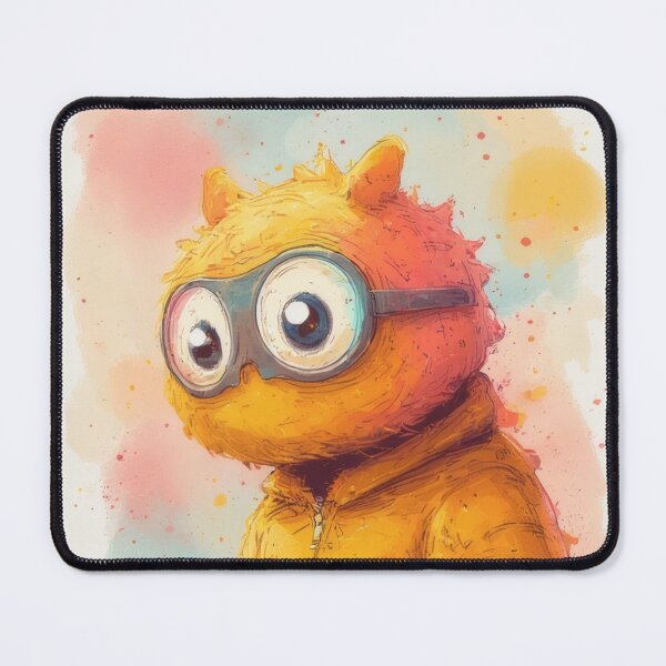 Item preview, Yellow monster with glasses and hoodie designed and sold by Mianku | Für das Leben.