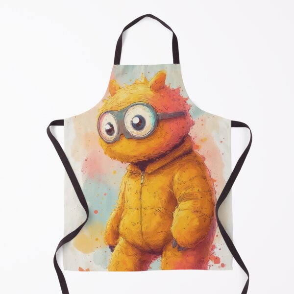 Item preview, Yellow monster with glasses and hoodie designed and sold by Mianku | Für das Leben.
