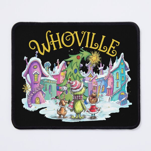 Item preview, Whoville Christmas Town Cute Holiday Scene designed and sold by ChaaiTee.