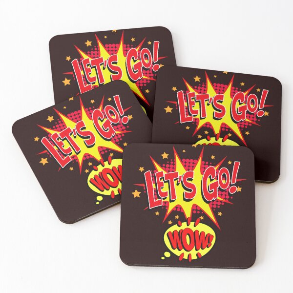 Item preview, Let’s Go Wow – Bold & Motivational Typography Design designed and sold by Design5pro.