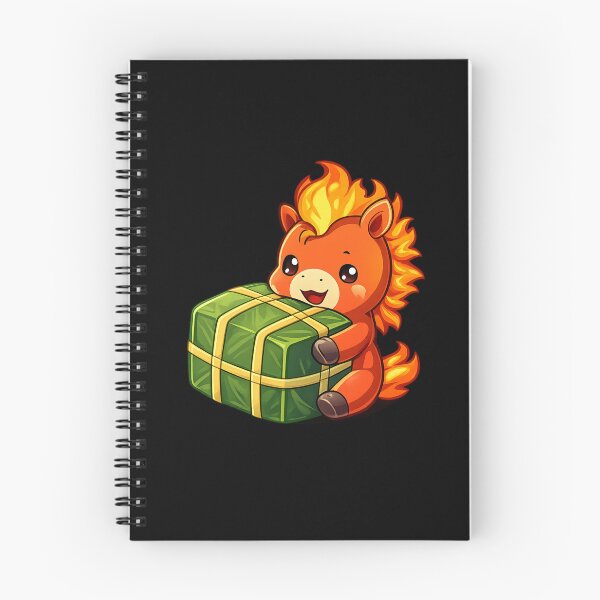 Item preview, Cute Fire Horse Bánh Chưng – Vietnamese Tết 2026 designed and sold by PunchDrop.