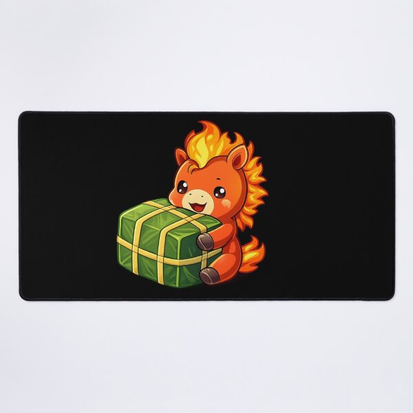 Item preview, Cute Fire Horse Bánh Chưng – Vietnamese Tết 2026 designed and sold by PunchDrop.