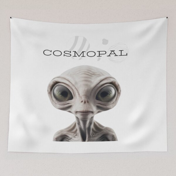 Item preview, Cosmopal Cute Alien Portrait T-Shirt Design designed and sold by GreenGirl-store.