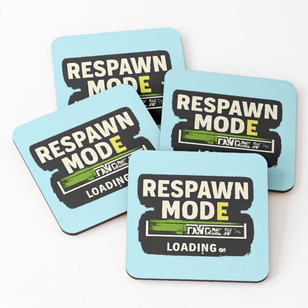 Item preview, Respawn Mode Loading Funny Gamer Life Quote Design designed and sold by MESSY-MIND.