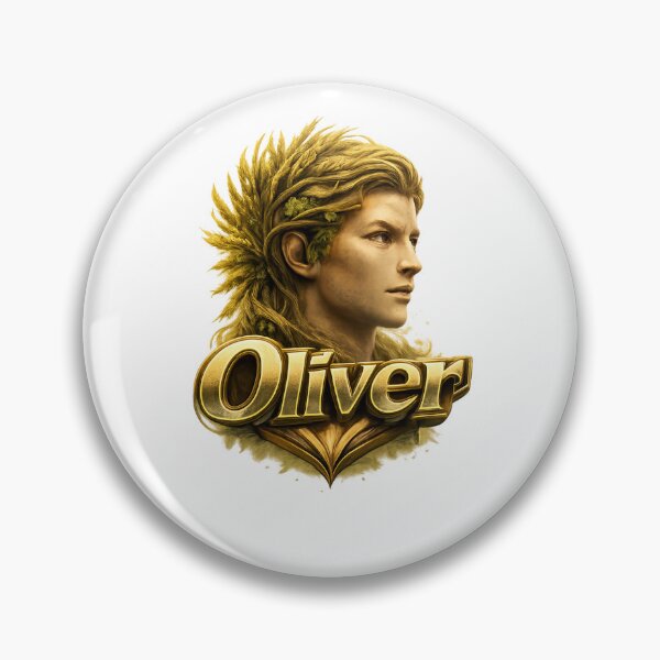 Item preview, Oliver Virgo – Calm Strength Male Name Zodiac Fantasy Art Design designed and sold by AlexLineArt.