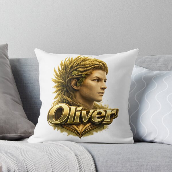 Item preview, Oliver Virgo – Calm Strength Male Name Zodiac Fantasy Art Design designed and sold by AlexLineArt.