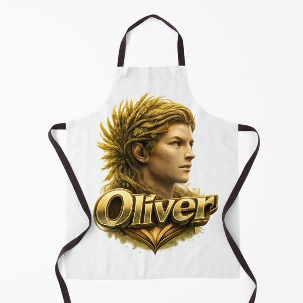 Item preview, Oliver Virgo – Calm Strength Male Name Zodiac Fantasy Art Design designed and sold by AlexLineArt.