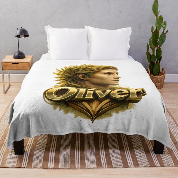 Item preview, Oliver Virgo – Calm Strength Male Name Zodiac Fantasy Art Design designed and sold by AlexLineArt.