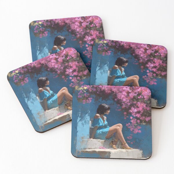 Item preview, She Waits Beneath the Bougainvillea designed and sold by afrancisCL.
