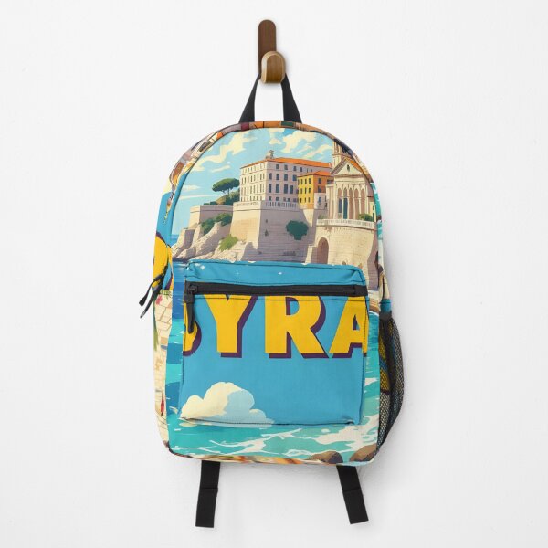 Item preview, Syracuse, Sicily, Italy: Vintage-Style Painterly Travel Poster designed and sold by LSVart.