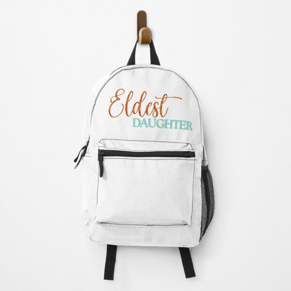 Item preview, ELDEST DAUGHTER - orange glitter mint green font designed and sold by "Nice" Guy Recovery Co..