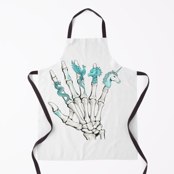 Item preview, Mythical Skeleton Hand with Dragon Phoenix Griffin Unicorn designed and sold by truongloc246.