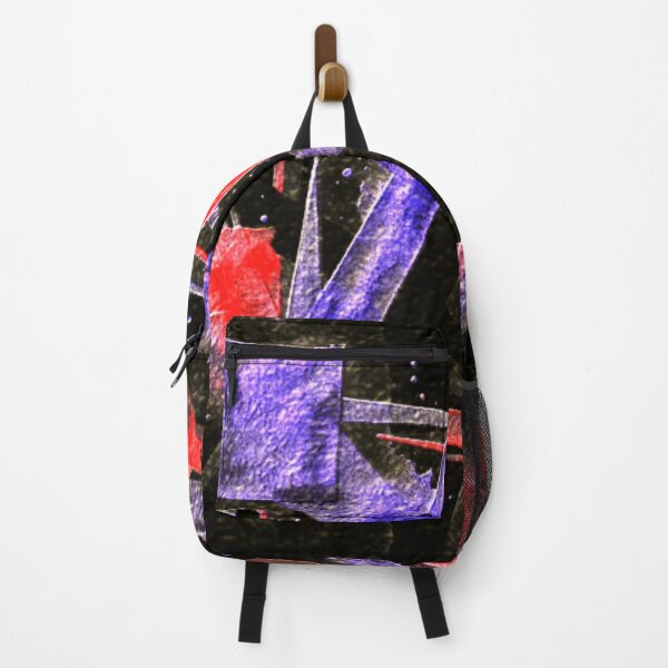 Item preview, fractured momentum dark eroded metal colorful abstract design designed and sold by SmashingDeals.