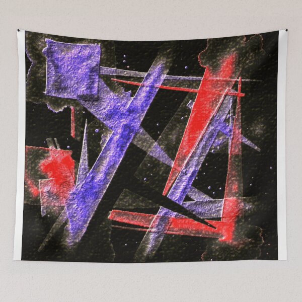 Item preview, fractured momentum dark eroded metal colorful abstract design designed and sold by SmashingDeals.