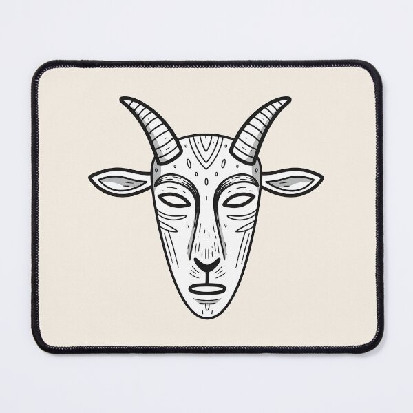 Item preview, Authentic goat mask  designed and sold by PrintLabStudio.