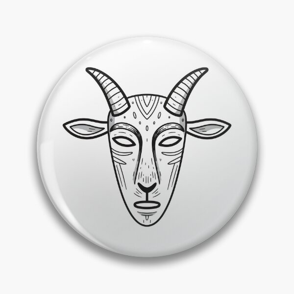 Item preview, Authentic goat mask  designed and sold by PrintLabStudio.
