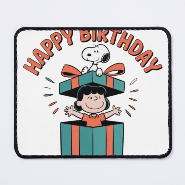 Item preview, Snoopy and Lucy Surprise Birthday Box designed and sold by Kitty Kat.