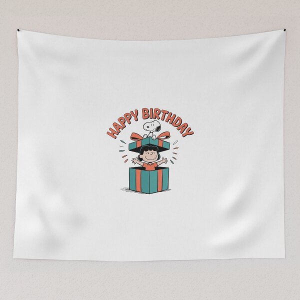 Item preview, Snoopy and Lucy Surprise Birthday Box designed and sold by Kitty Kat.
