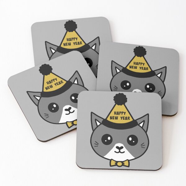 Item preview, Happy Meow Year designed and sold by Kitty Enterprise.