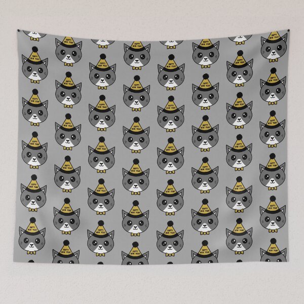 Item preview, Happy Meow Year designed and sold by Kitty Enterprise.