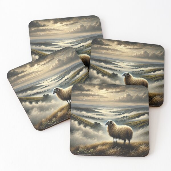 Item preview, Sheepism – The Sheep Above the Meadow designed and sold by Thpoar.
