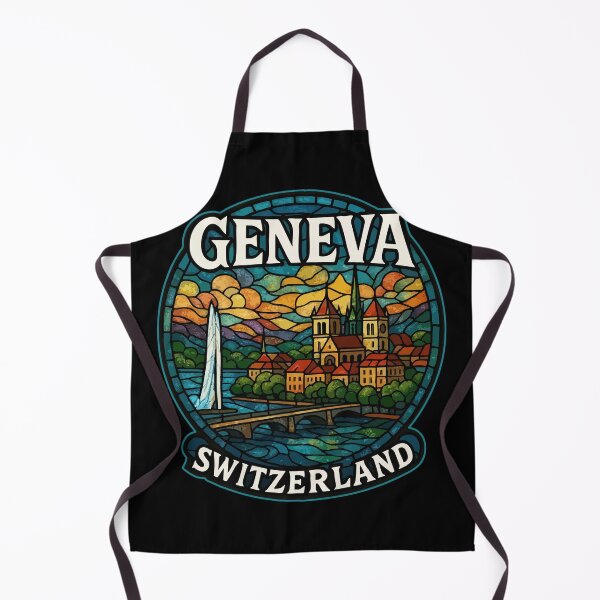Item preview, Geneva Switzerland Stained Glass designed and sold by TomFrontierArt.