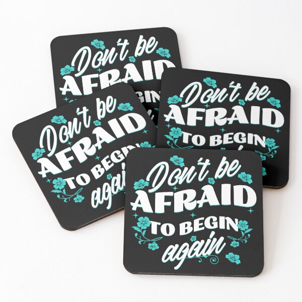 Item preview, Don’t Be Afraid to Begin Again designed and sold by veilEvision.