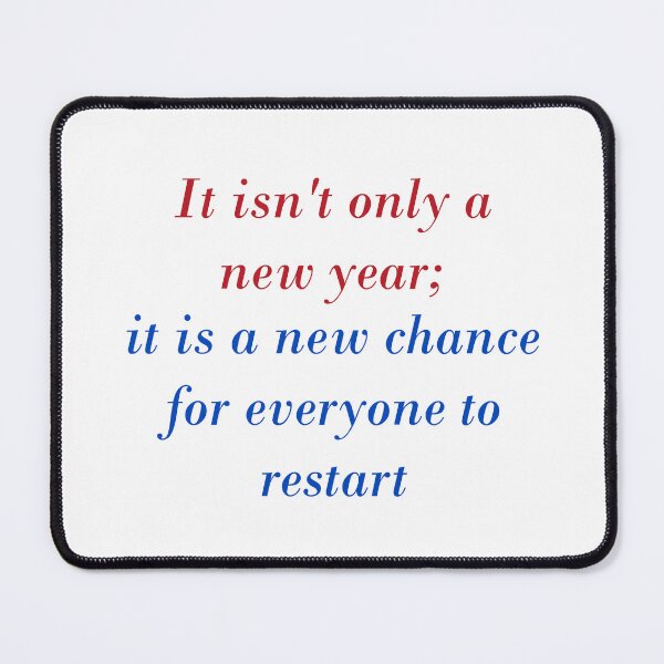 Item preview, New year, restart for everyone designed and sold by fristsmokie.