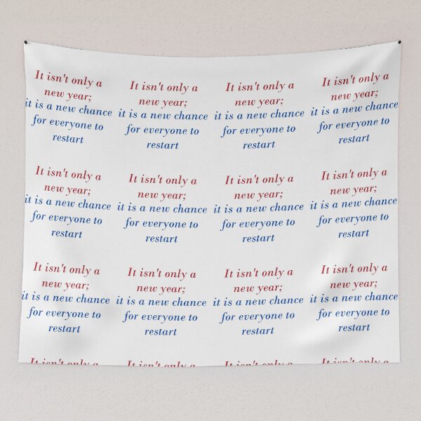 Item preview, New year, restart for everyone designed and sold by fristsmokie.