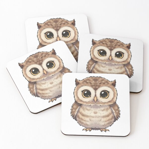 Item preview, Cute Owl Illustration – Adorable Baby Owl Art designed and sold by Senkov.