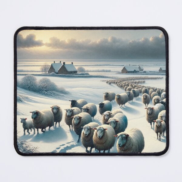 Item preview, Sheepism – Shepherds in the Snow designed and sold by Thpoar.